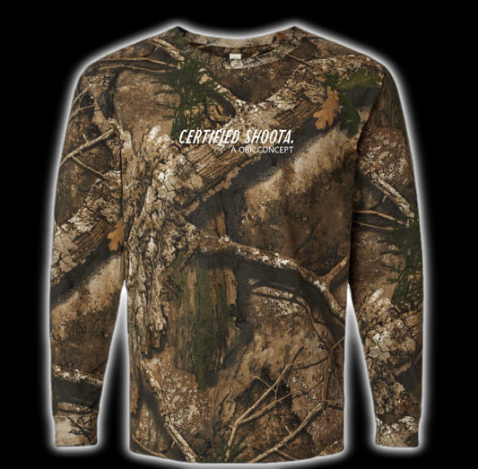Certfied Shoota Camo Long Sleeve